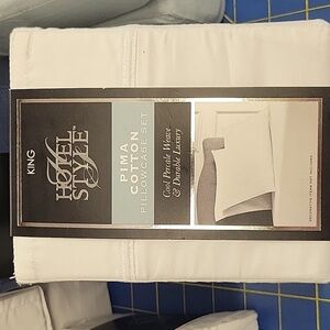 King Hotel Style Pima 300 ct Cotton Pillow Case Set of 2 in Pack